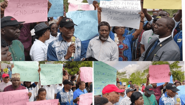 NLC protest in Ondo