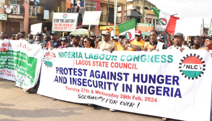 NLC protest in Lagos
