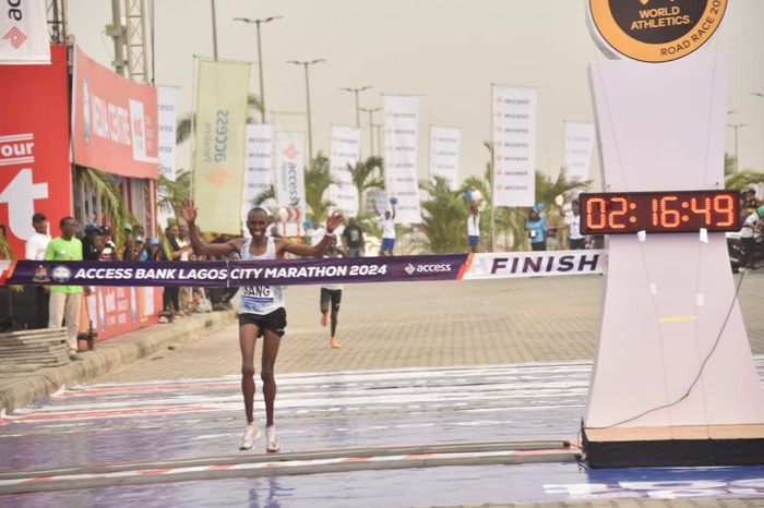 Kenyan runner Bernard Sang wins Access Bank Lagos Marathon 2024