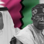 President Tinubu with Sheik Tamim Bin Hamad Al-Thani, the Emir of Qatar