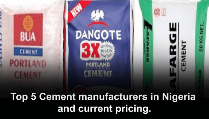 Top Cement manufacturers in Nigeria