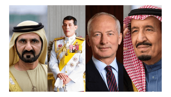 World richest monarchs