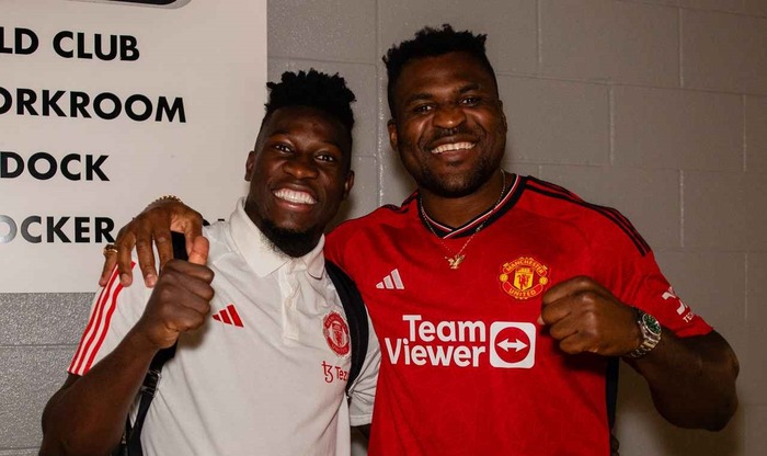 Onana tips Ngannou to beat Anthony Joshua in Riyadh