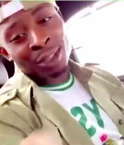 Chizi Wigwe in NYSC uniform