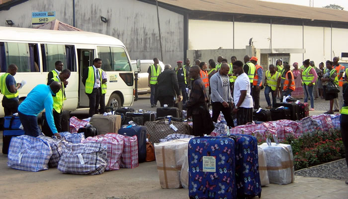 Deported Nigerians from UAE