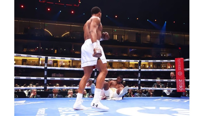 Anthony Joshua crushes Ngannou in second round knockout