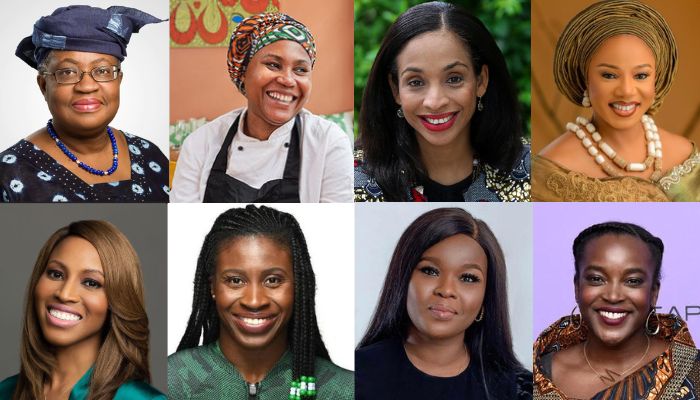 portraits of 8 Nigerian women abroad