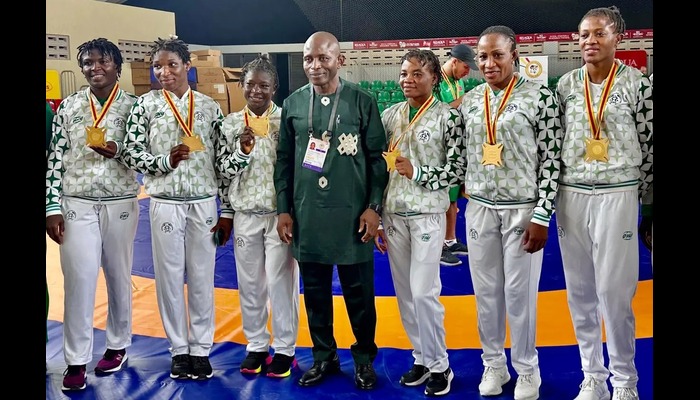 Nigerian wrestlers sweep gold at African Games