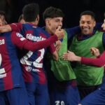 Barcelona overcome Napoli reach the quarter-finals of the UEFA Champions League