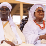 Asiwaju of Ijebu and his wife, Hajia Fatima Adegunwa