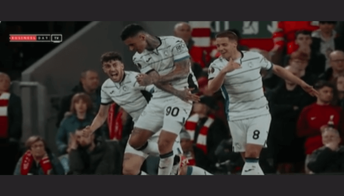 Atlanta stun Liverpool 3-0 at Anfield