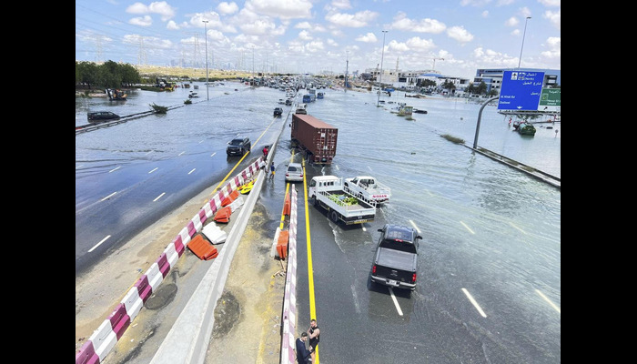 Dubai Flooded streets