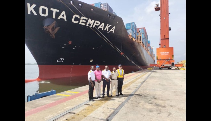 KOTA CEMPAKA berthing in Onne Port