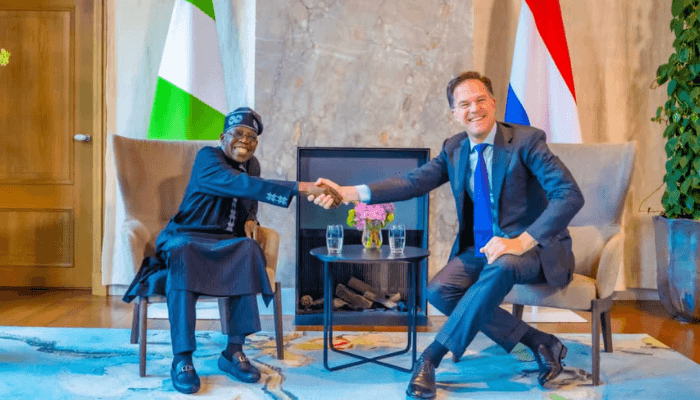 Tinubu and Mark Rutte