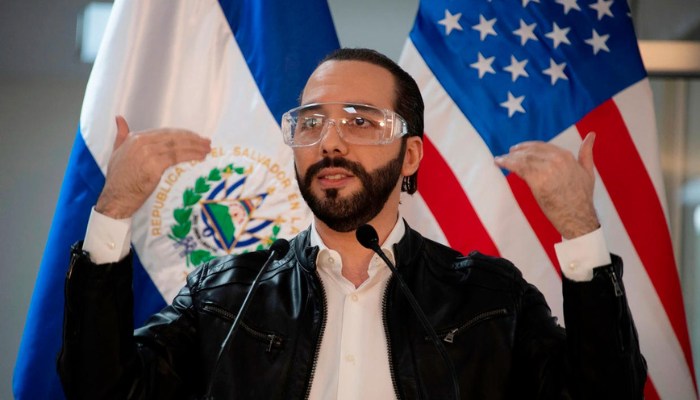 El salvador president Nayib bukele