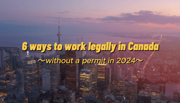 work legally in Canada