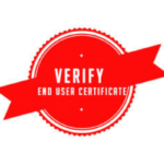 End User certificate