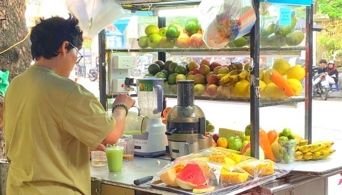 Fresh smoothies and juices
