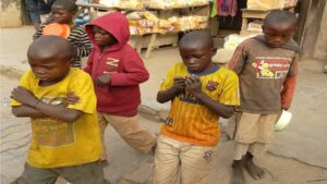 Street children. Children's day 