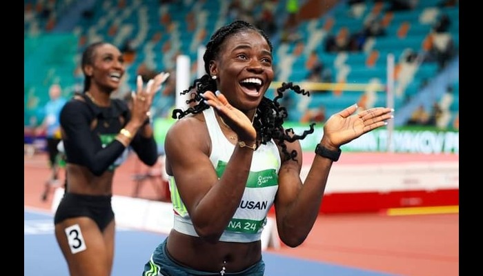 Sports minister congratulates Amusan on setting new record at Jamaica Invitational