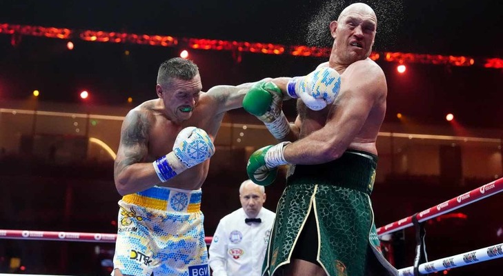 Fury calls for rematch after defeat to Usyk