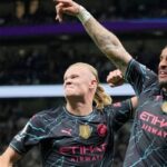 Haaland double boosts Man City's Premier League title chase