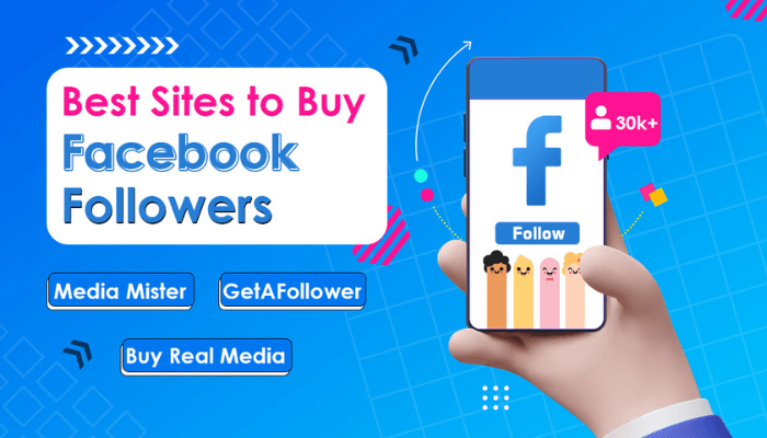 3 best sites to buy Facebook Followers