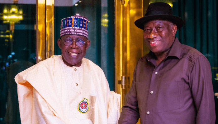 Bola Tinubu and Goodluck Jonathan