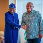 Bola Tinubu meets Cyril Ramaphosa