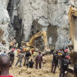 Niger collapsed mining site