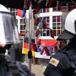 England fans clash with Serbian supporters before Euro 2024 match