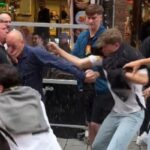 Euro 2024: England and Germany fans clash in Düsseldorf