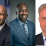 Heine Melkevik, James Ogunleye and Jordan McCrackin