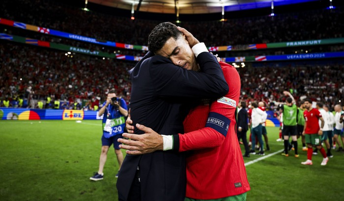 Ronaldo’s girlfriend Georgina supports star after emotional night in Euro 2024