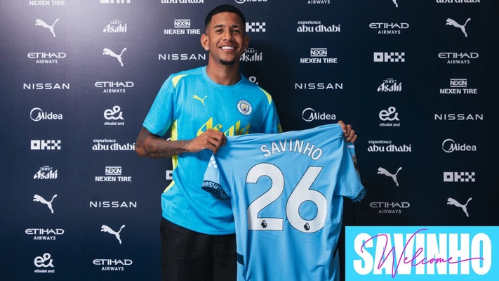 Manchester City sign Brazilian winger Savinho for €40m
