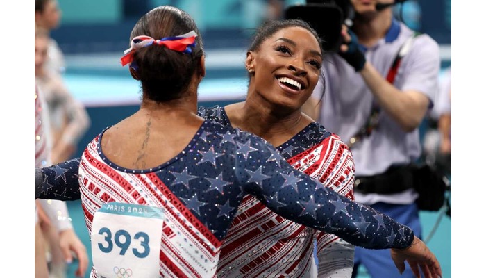 Simone Biles powers U.S Gymnastics team to Paris Olympic gold