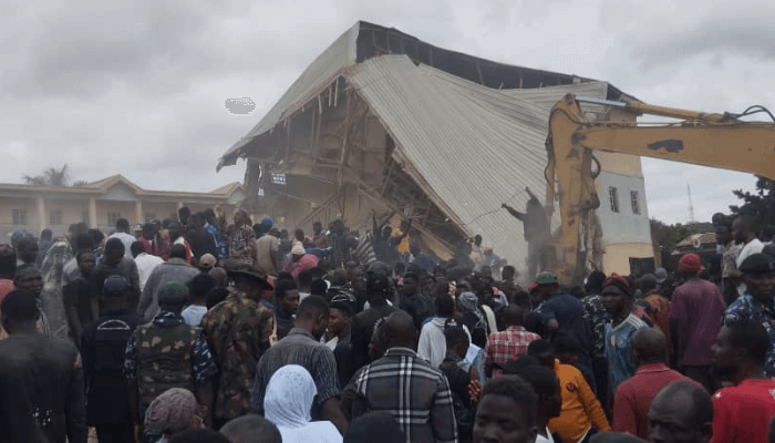 school building collapses in Plateau