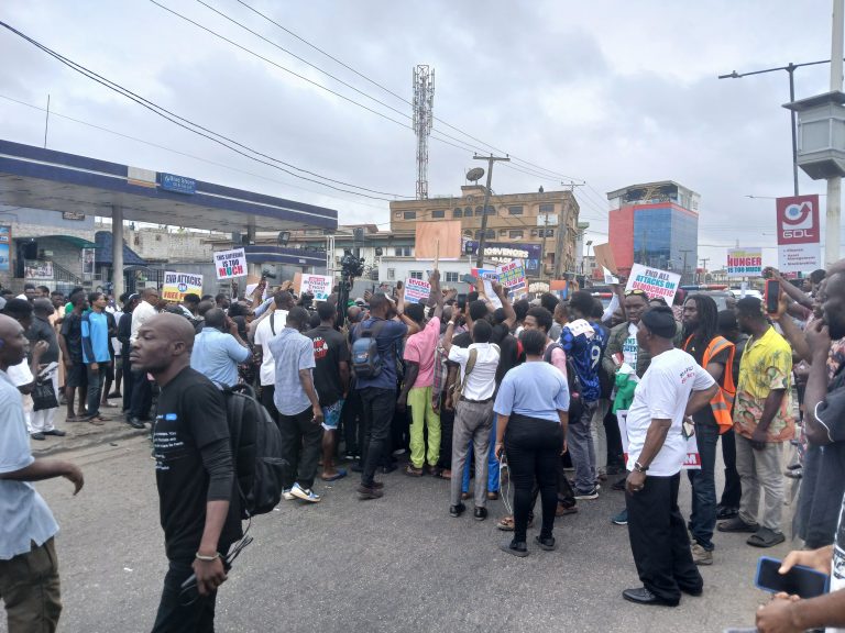 August 1 Protest underway in Ikeja lagos