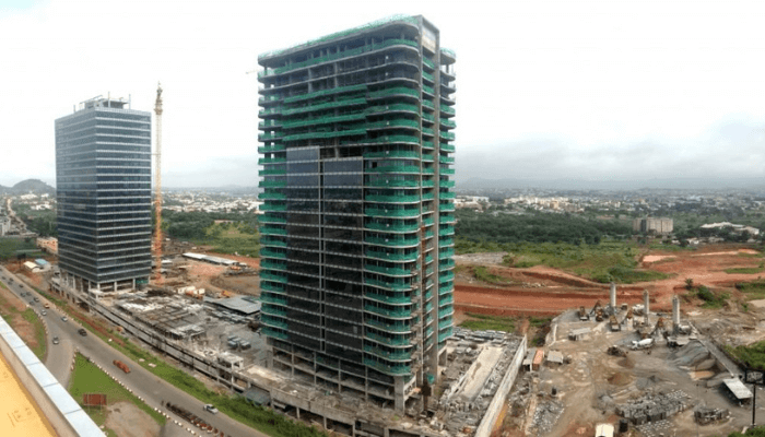 Commercial development activity in Lagos