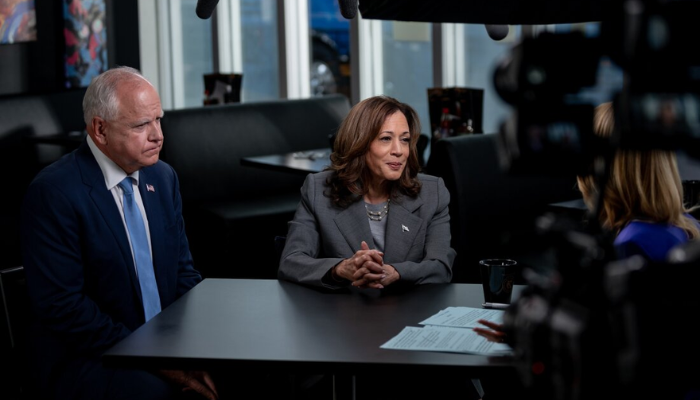 Harris and Walz interview with CNN