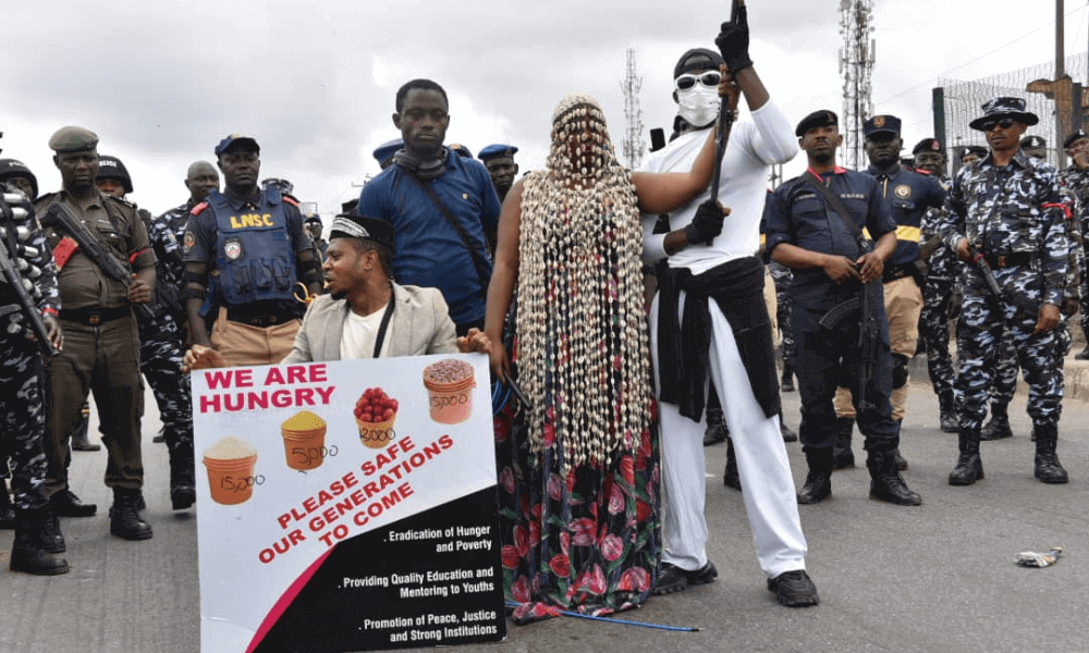 Outfits for a protest march