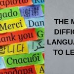 Most difficult languages to learn