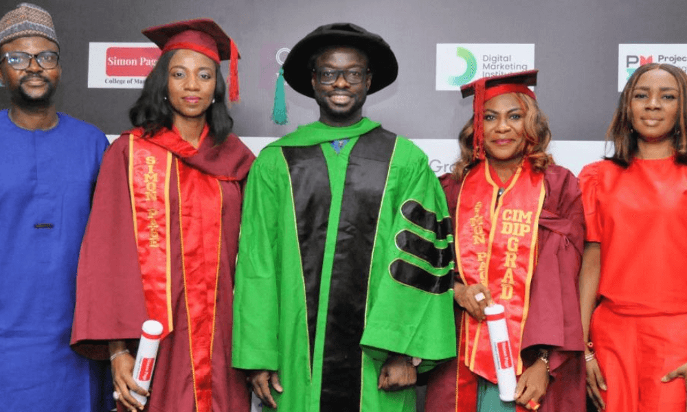 Simon page graduates