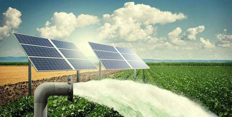 Solar-powered pumping machines