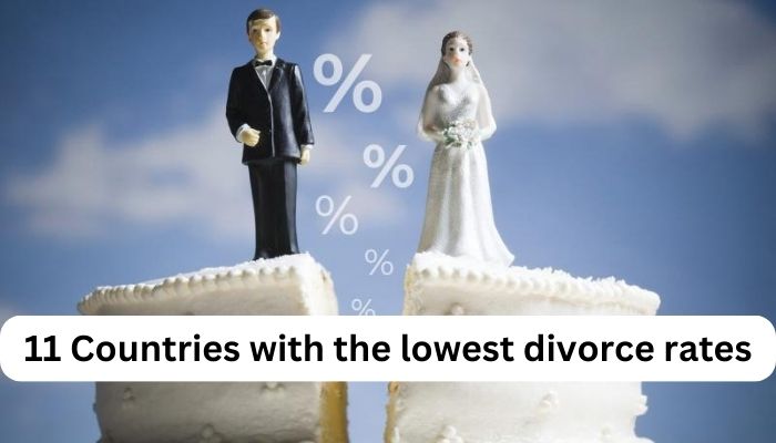 11 Countries with the lowest divorce rates