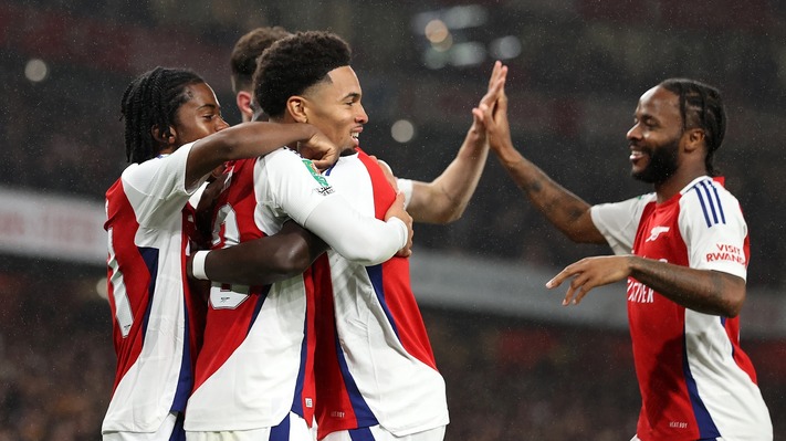 Carabao Cup: Nwaneri stars as Arsenal cruise past Bolton