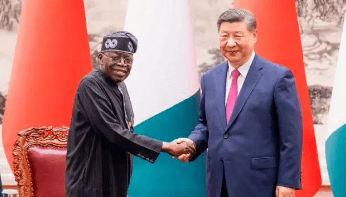 Bola Tinubu and Xi Jinping