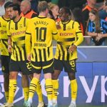 UCL: Gittens' brace gives Dortmund 3-0 win at Brugge