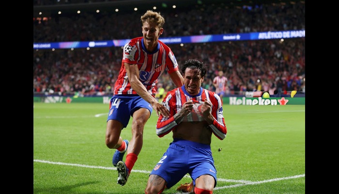 UCL: Gimenez's late header seals Atletico Madrid's 2-1 win over Leipzig