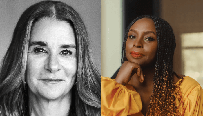 Melinda Gates and Chimamanda Adichie